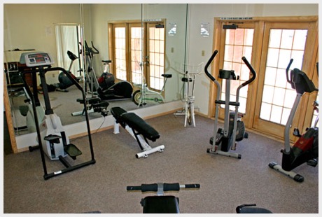 Keep fit in our well-equipped gym.