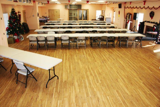 Even the largest events can be accommodated in our huge recreation hall.