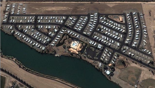 Our RV sites are so big, you can even see them from space!