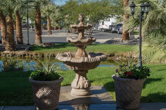 You'll love the water features in our tropical environment.